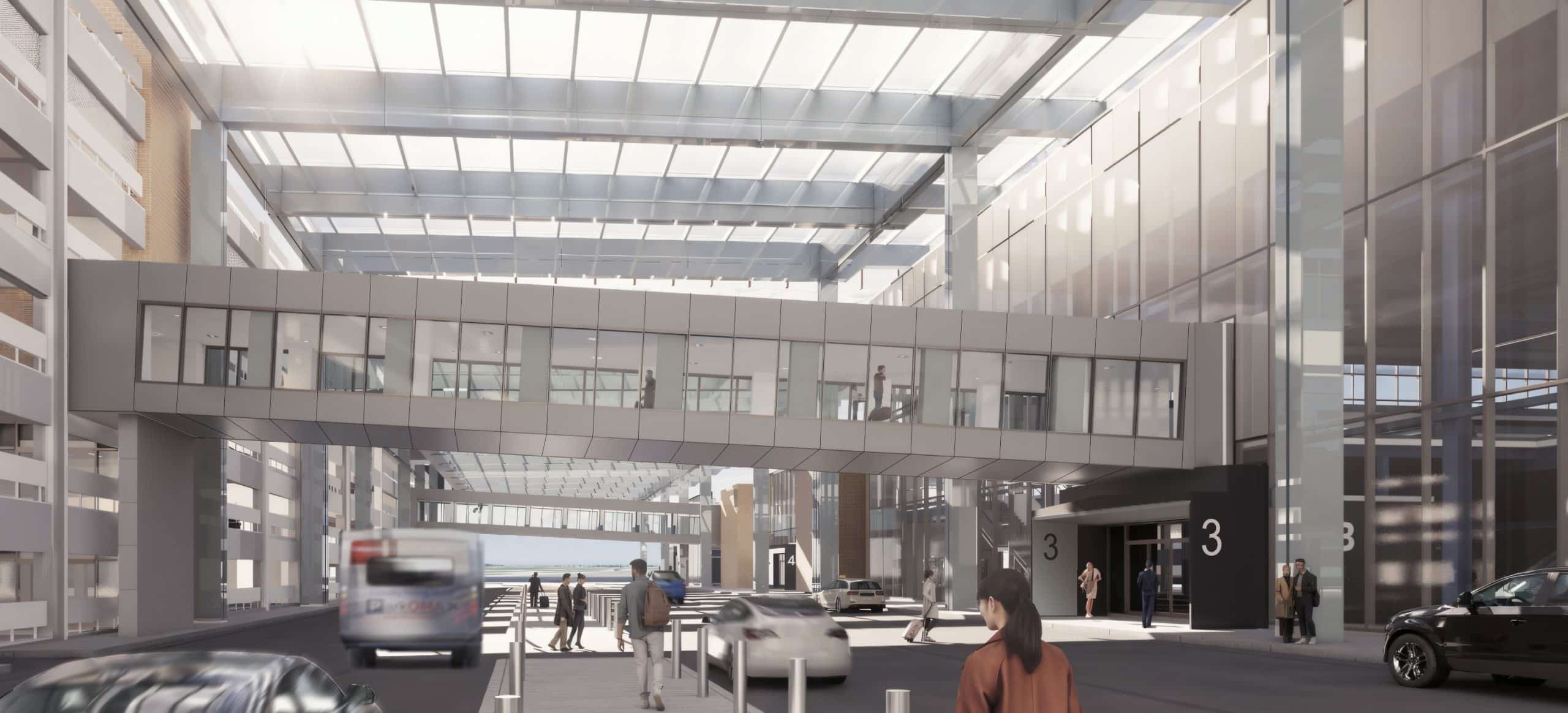 Omaha Airport Central Skywalk