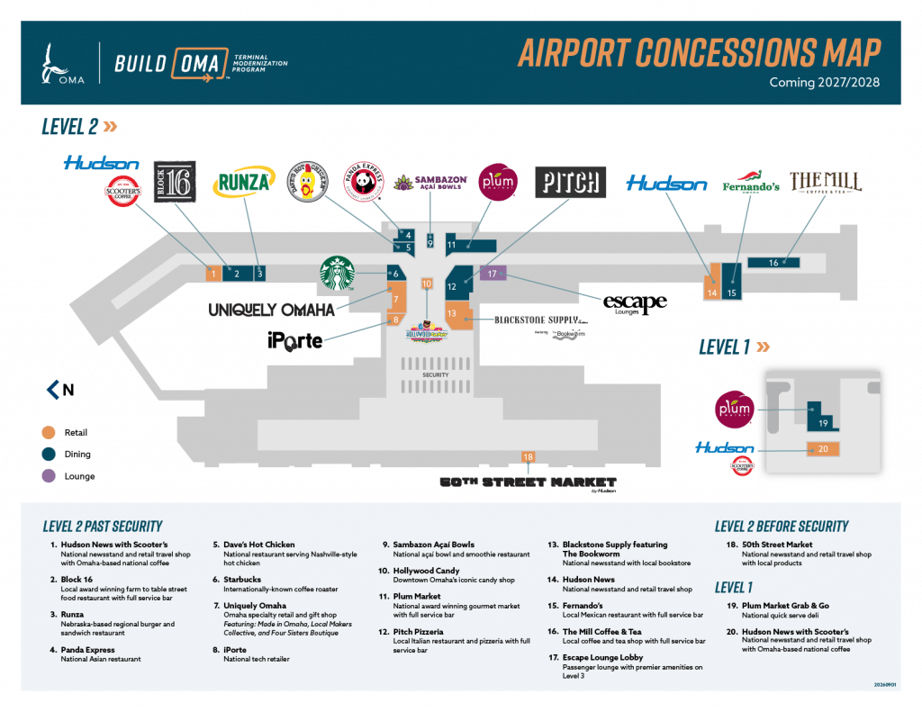 Build OMA Airport Concessions Map | Updated September 1, 2026
